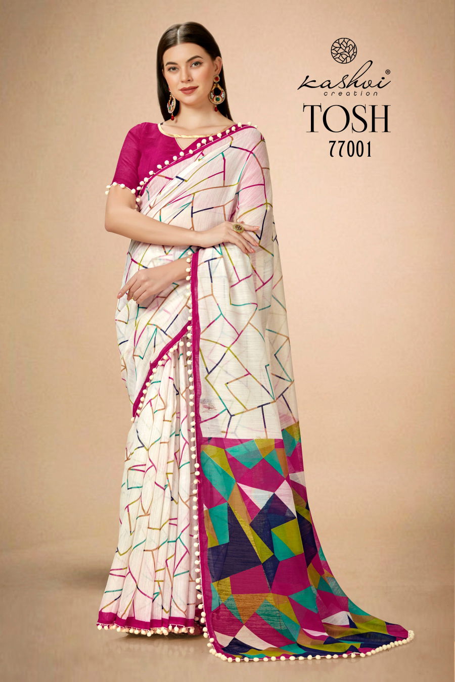 Tosh By Kashvi Printed Daily Wear Sarees Catalog